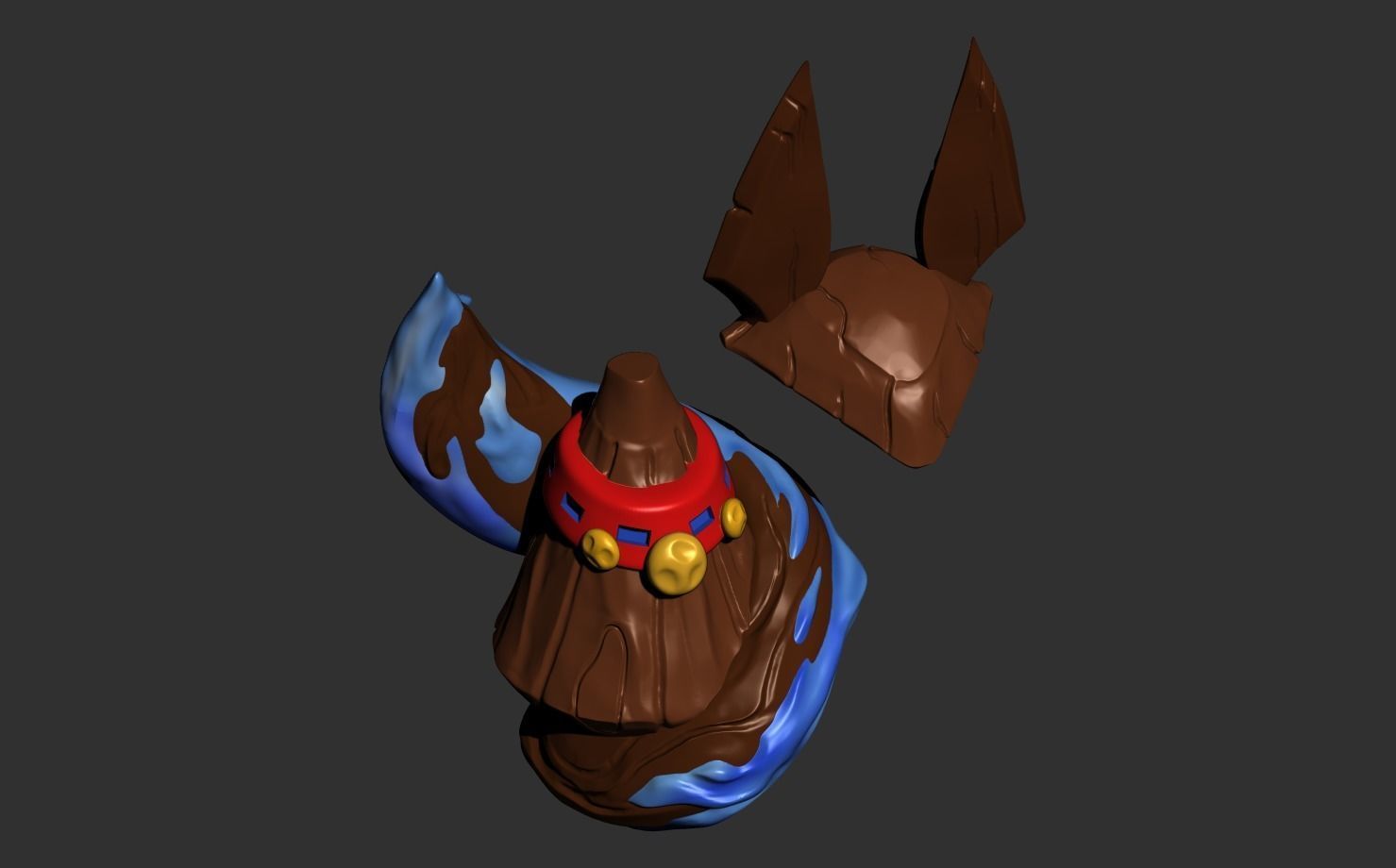 Vulpera Shaman Water Totem from World of Warcraft 3D print model_8