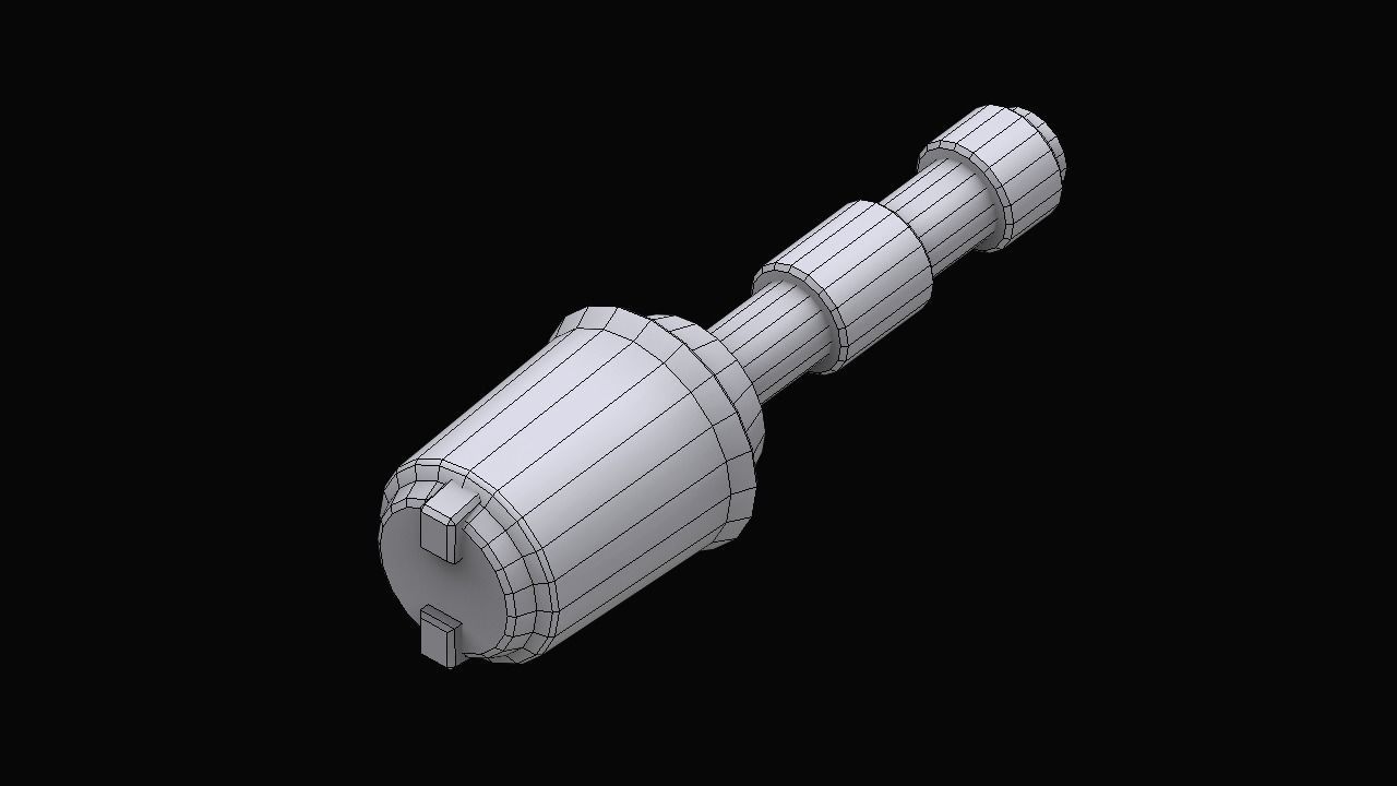 Gundam Zeon Rockets and Bombs 3D model_7