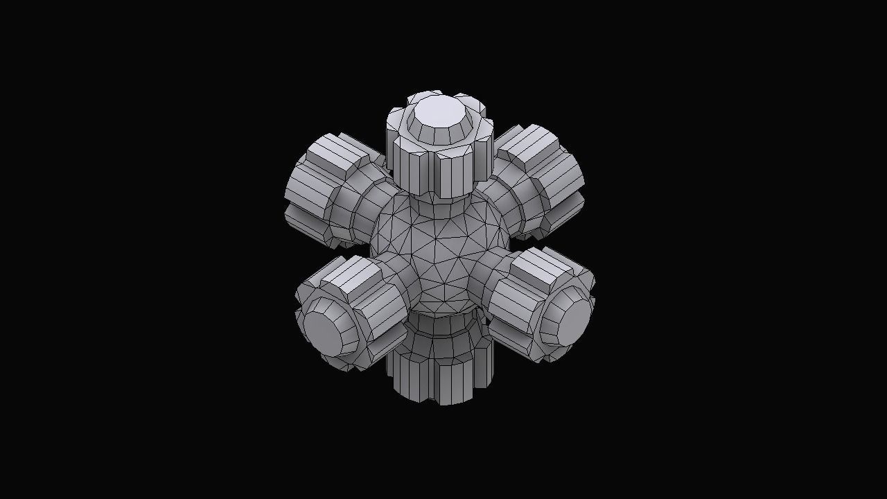 Gundam Zeon Rockets and Bombs 3D model_5