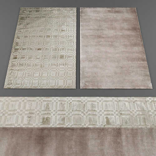 Rugs collection 247 Low-poly 3D model