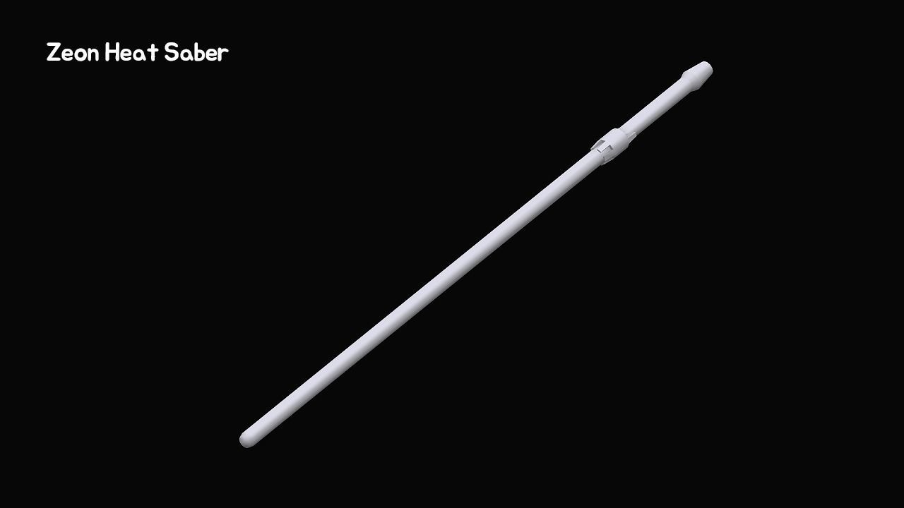 Gundam Zeon X Earth Federation Weapon Collection 3D model_12