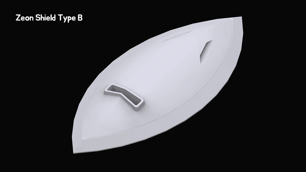 Gundam Zeon X Earth Federation Weapon Collection 3D model_7