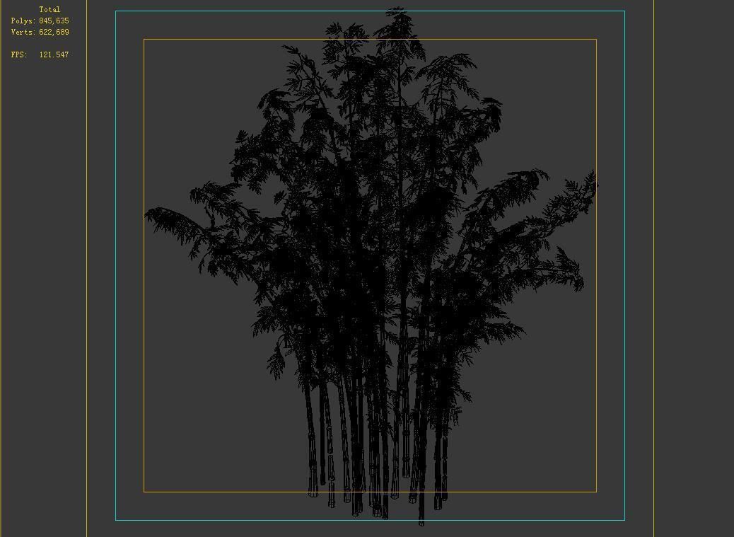 Hundred Forests-Plants-Bamboo 02 3D model_4