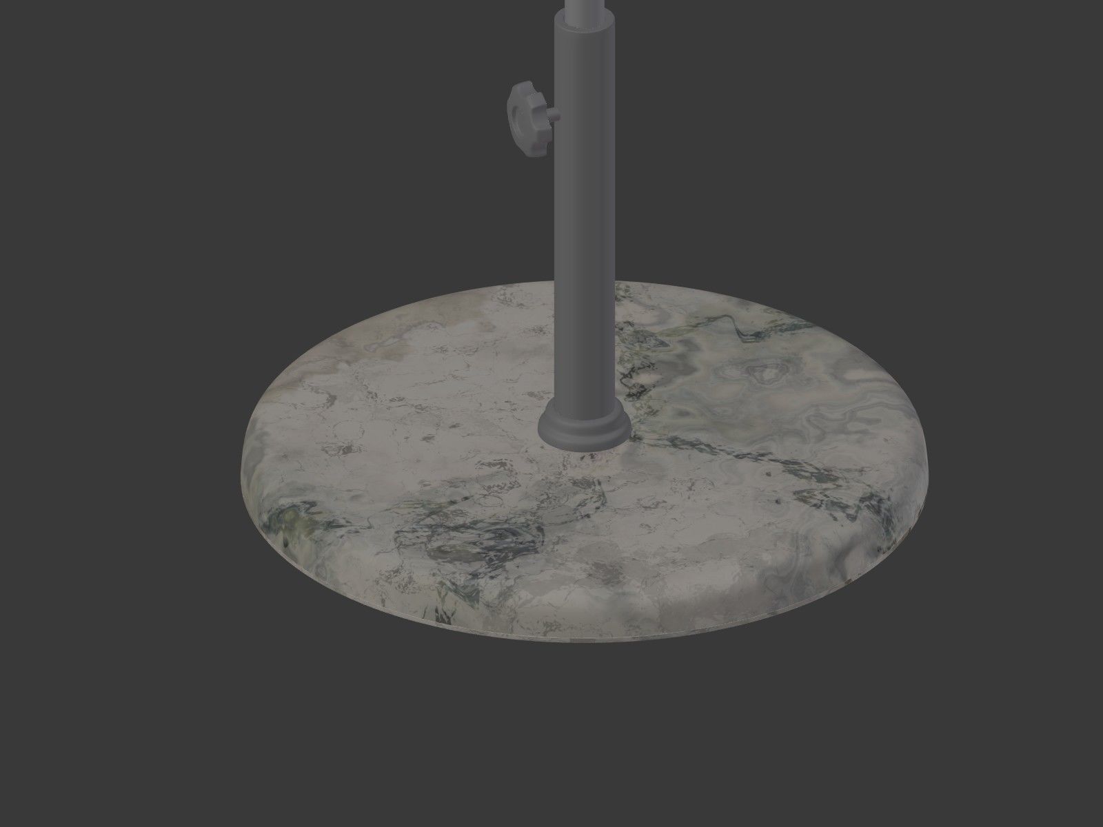 Patio Umbrella 4 Low-poly 3D model_15