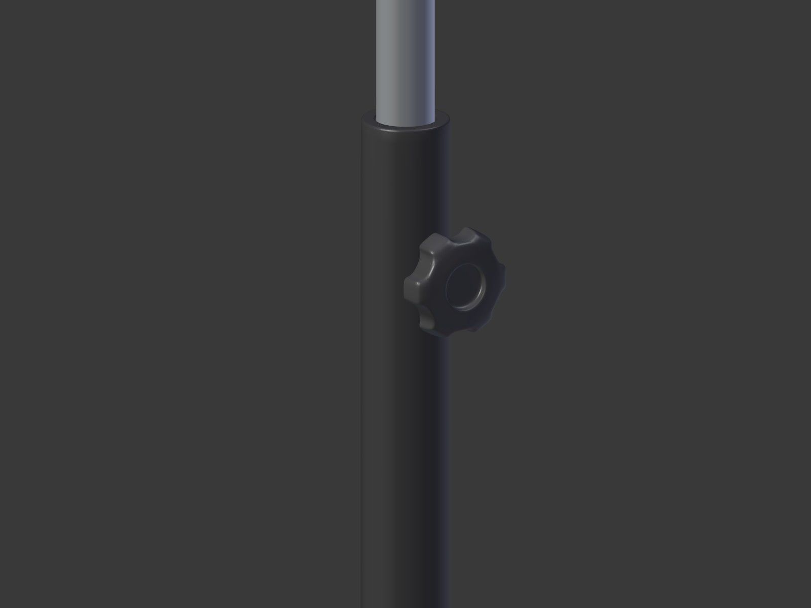 Patio Umbrella 4 Low-poly 3D model_17