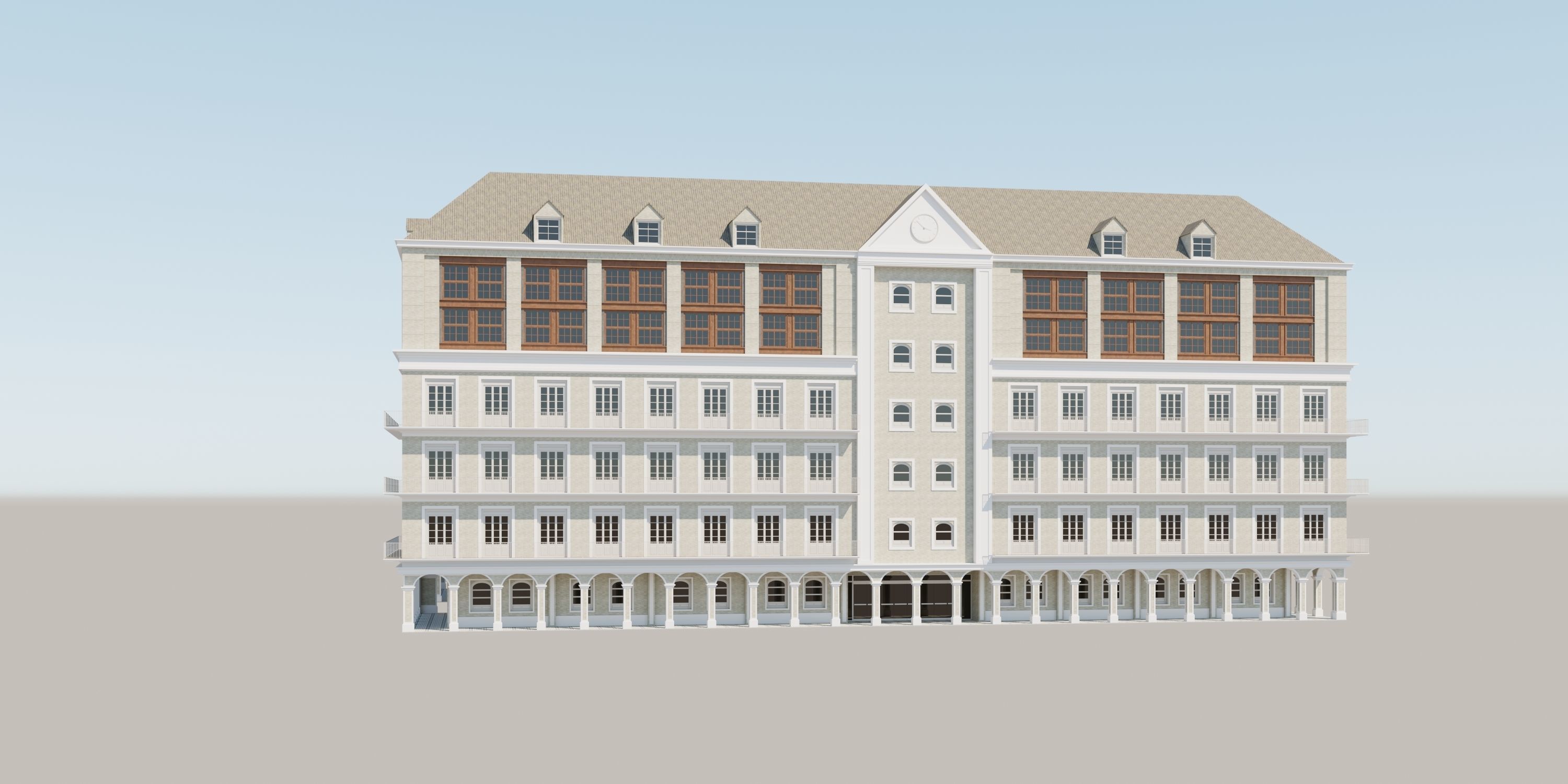 OLD BUILDING  CURROS ENRRIQUEZ 3D model_8