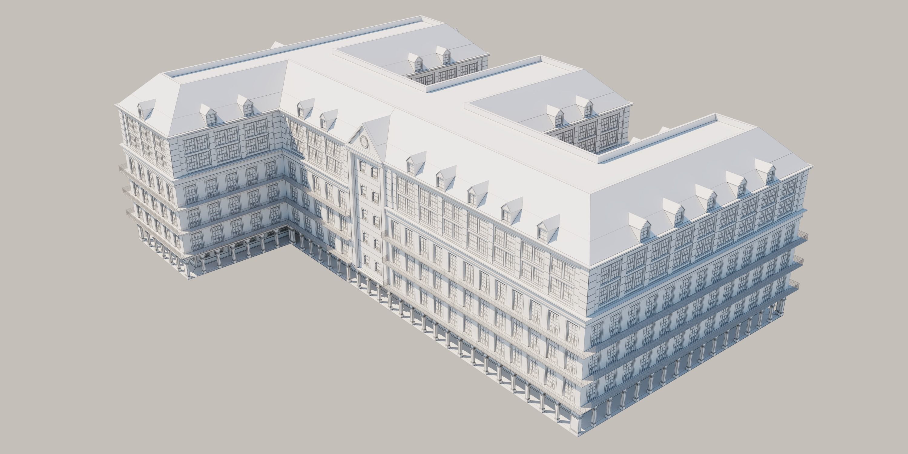 OLD BUILDING  CURROS ENRRIQUEZ 3D model_1