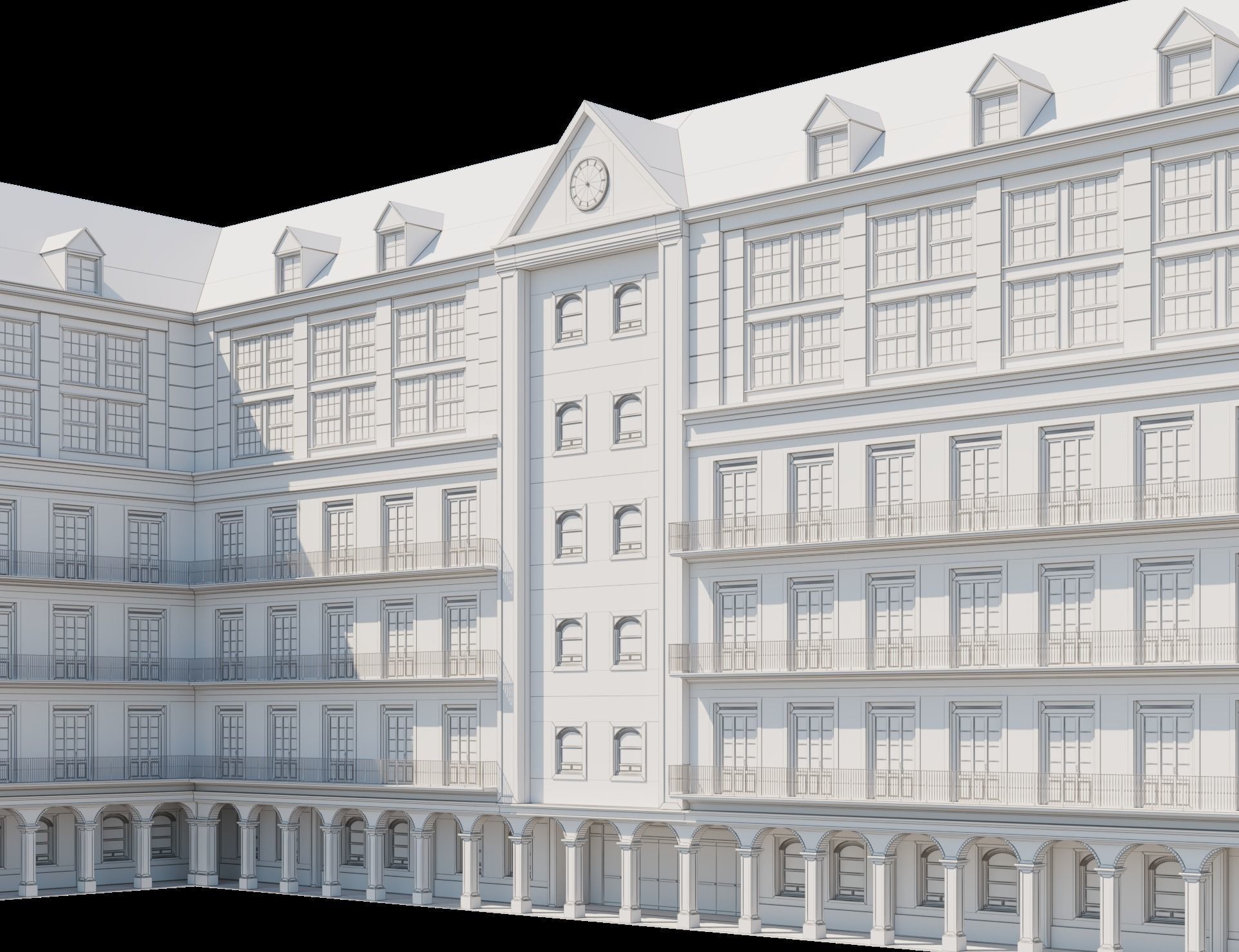 OLD BUILDING  CURROS ENRRIQUEZ 3D model_24