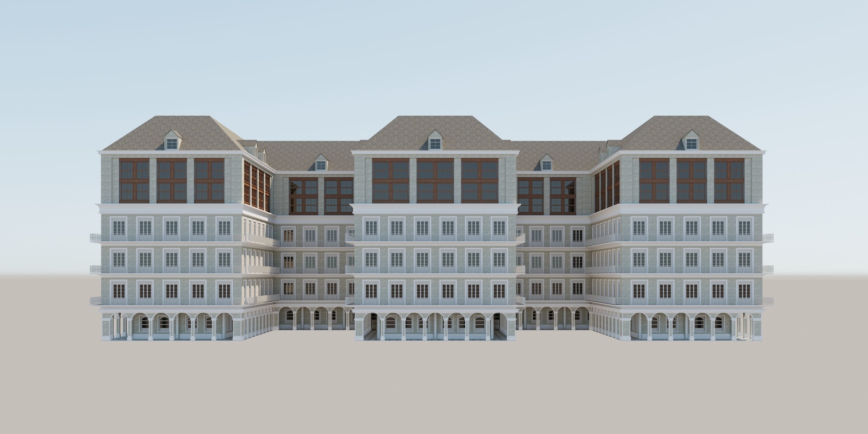 OLD BUILDING  CURROS ENRRIQUEZ 3D model_4