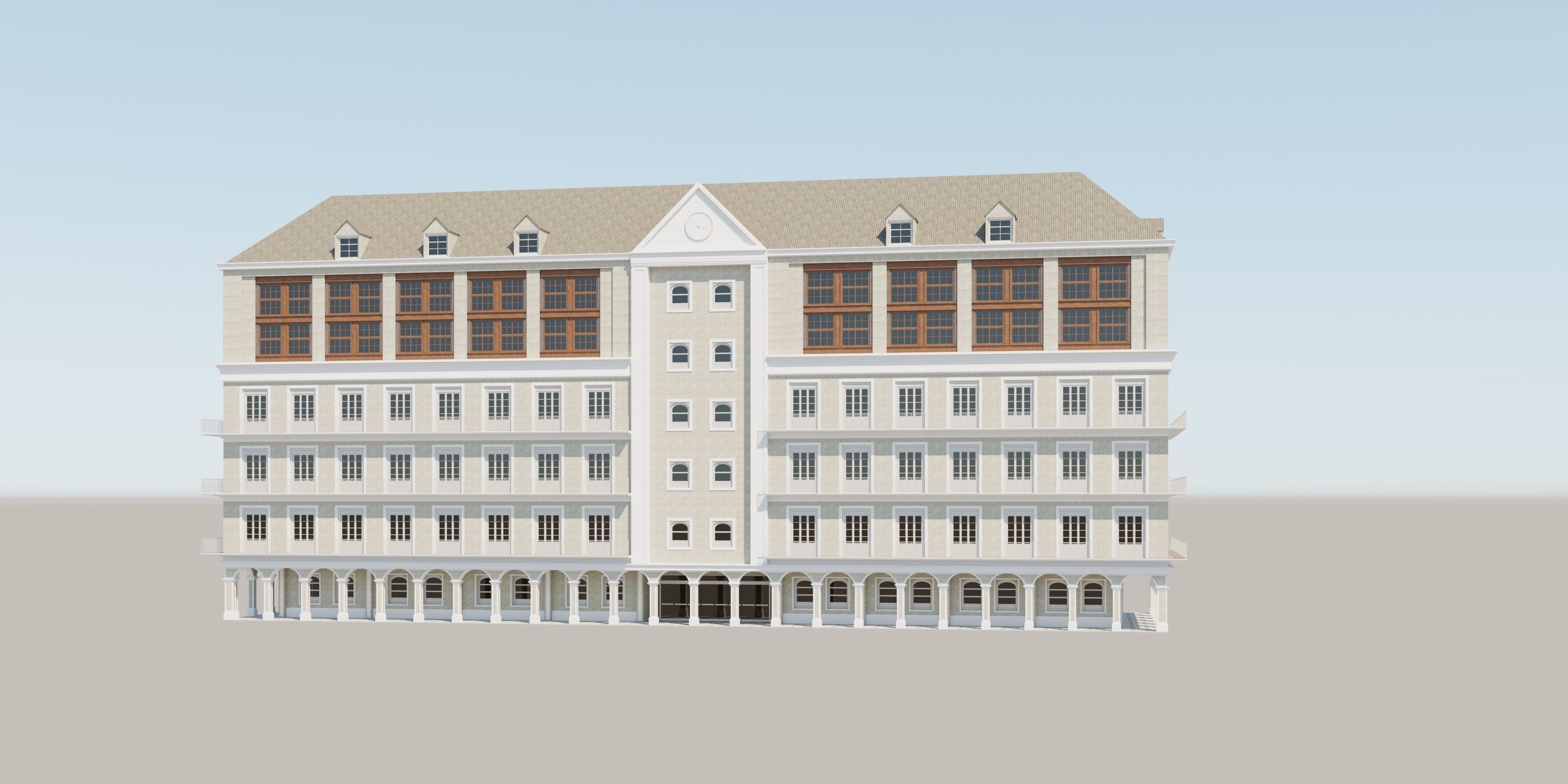 OLD BUILDING  CURROS ENRRIQUEZ 3D model_9