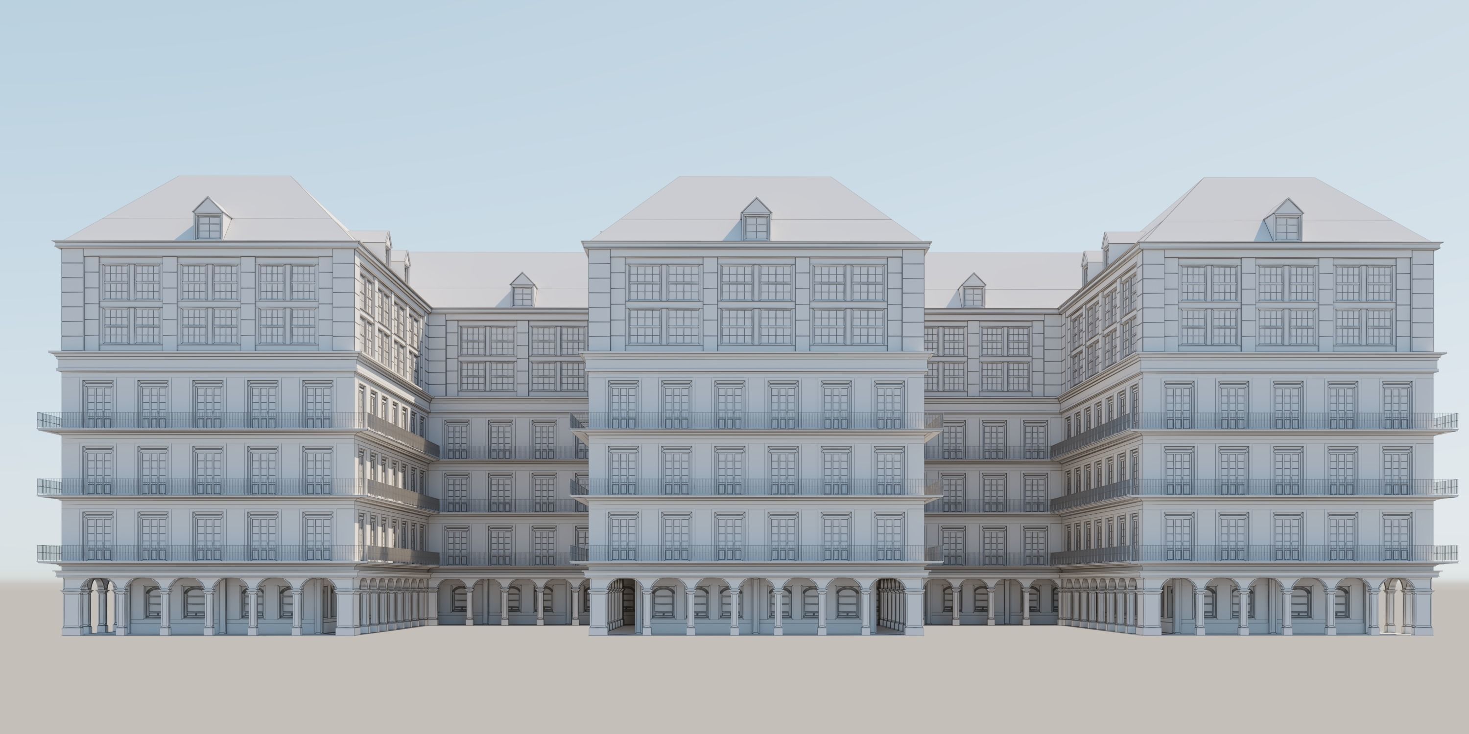 OLD BUILDING  CURROS ENRRIQUEZ 3D model_2
