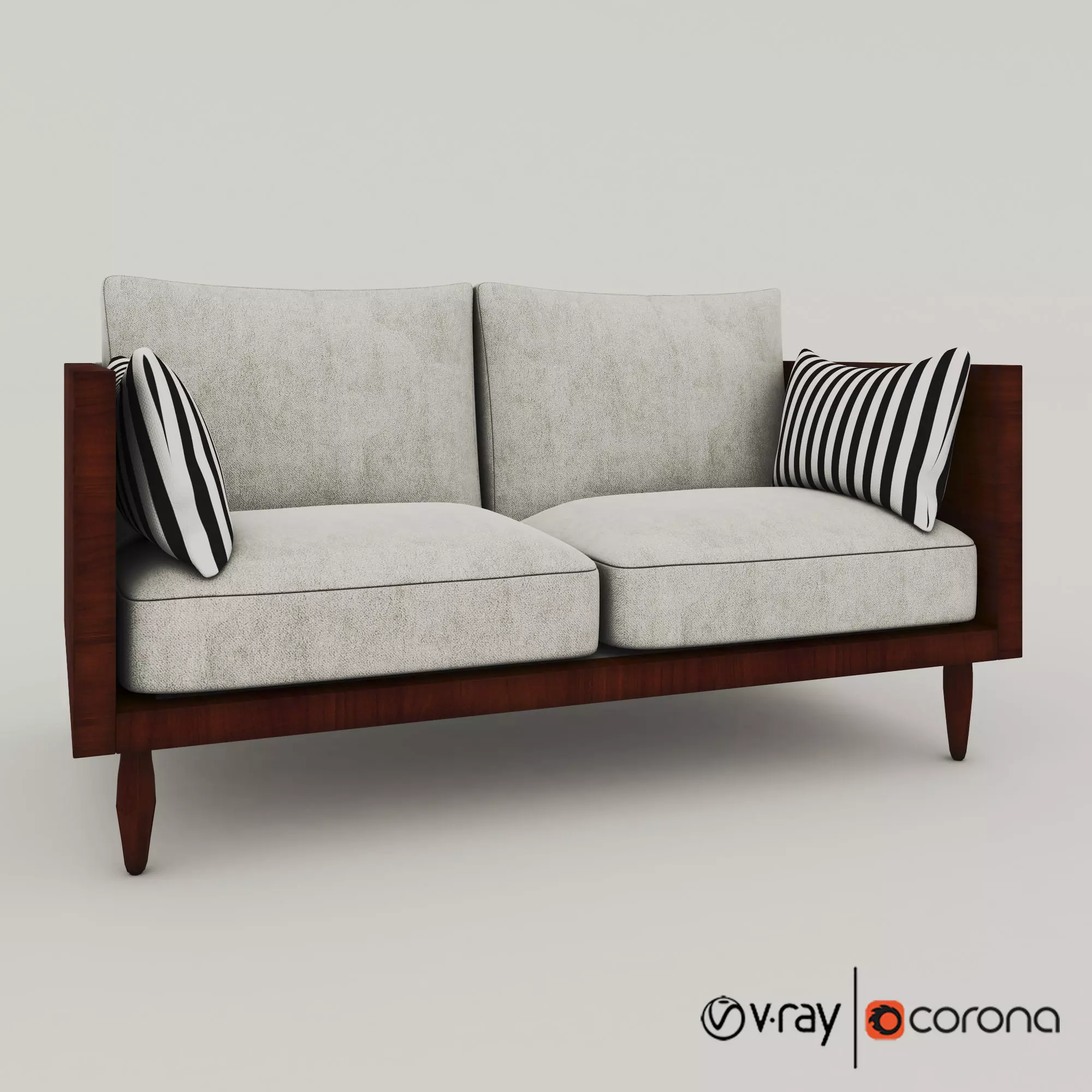 sofa 2-Set vol3 Free 3D model