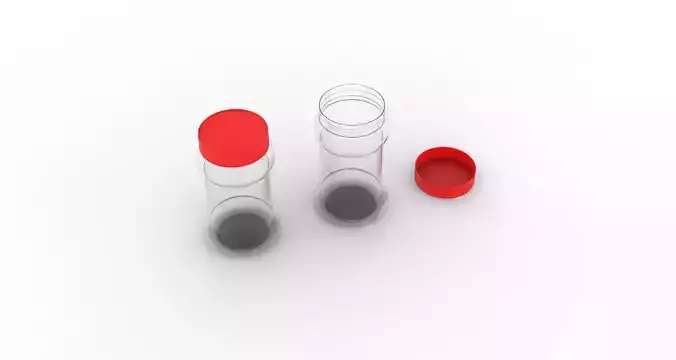 Pickle Bottle Red 3D print model