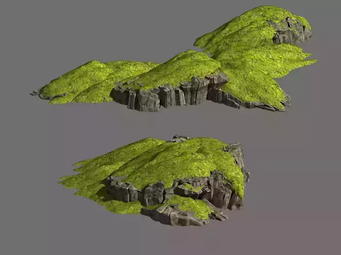 Grassland-Vegetation-Grass and Rock 09