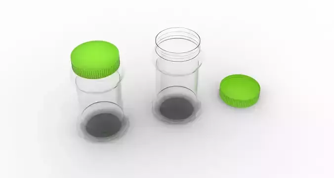 Pickle Bottle Green 3D print model