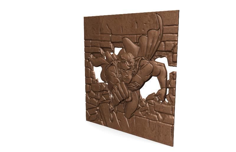 Superman CNC  3D print model_4