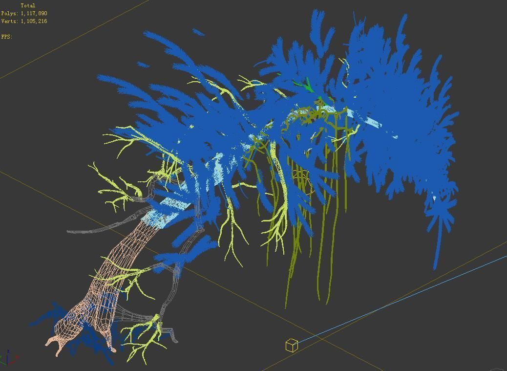 branches-different scales-large fruit-spruce 02 3D model_4