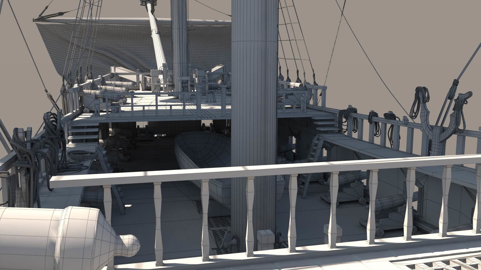 Soleil Galleon 3D model_22