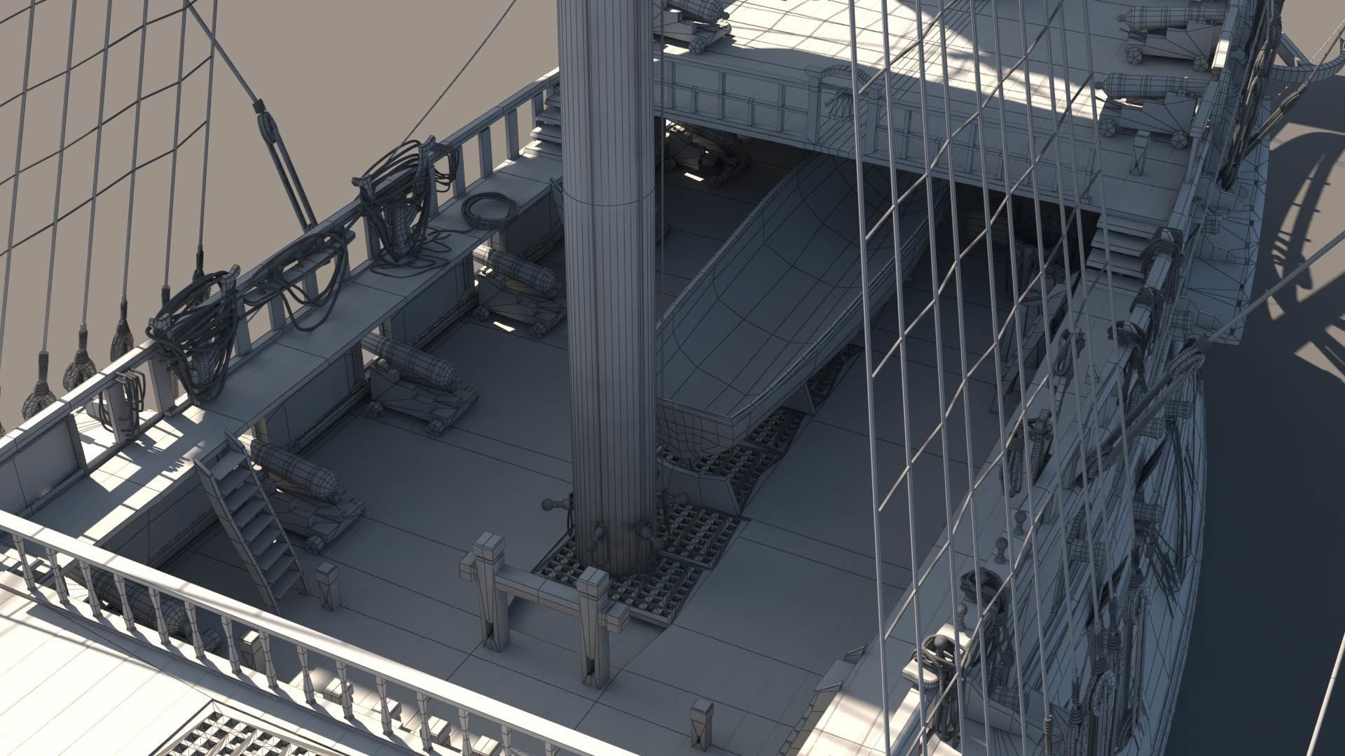 Soleil Galleon 3D model_21