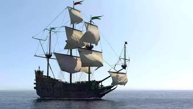 Soleil Galleon 3D model
