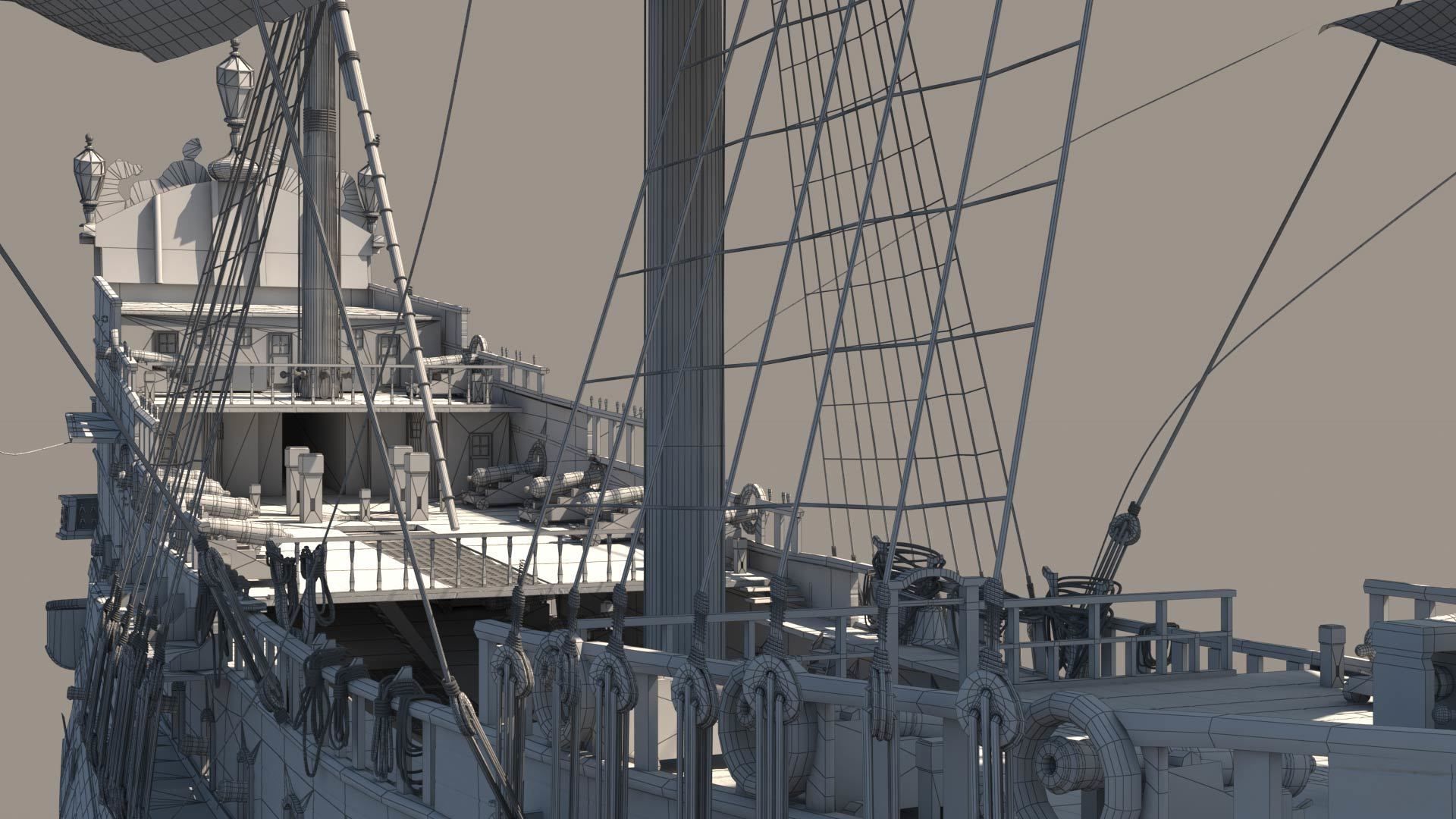 Soleil Galleon 3D model_16