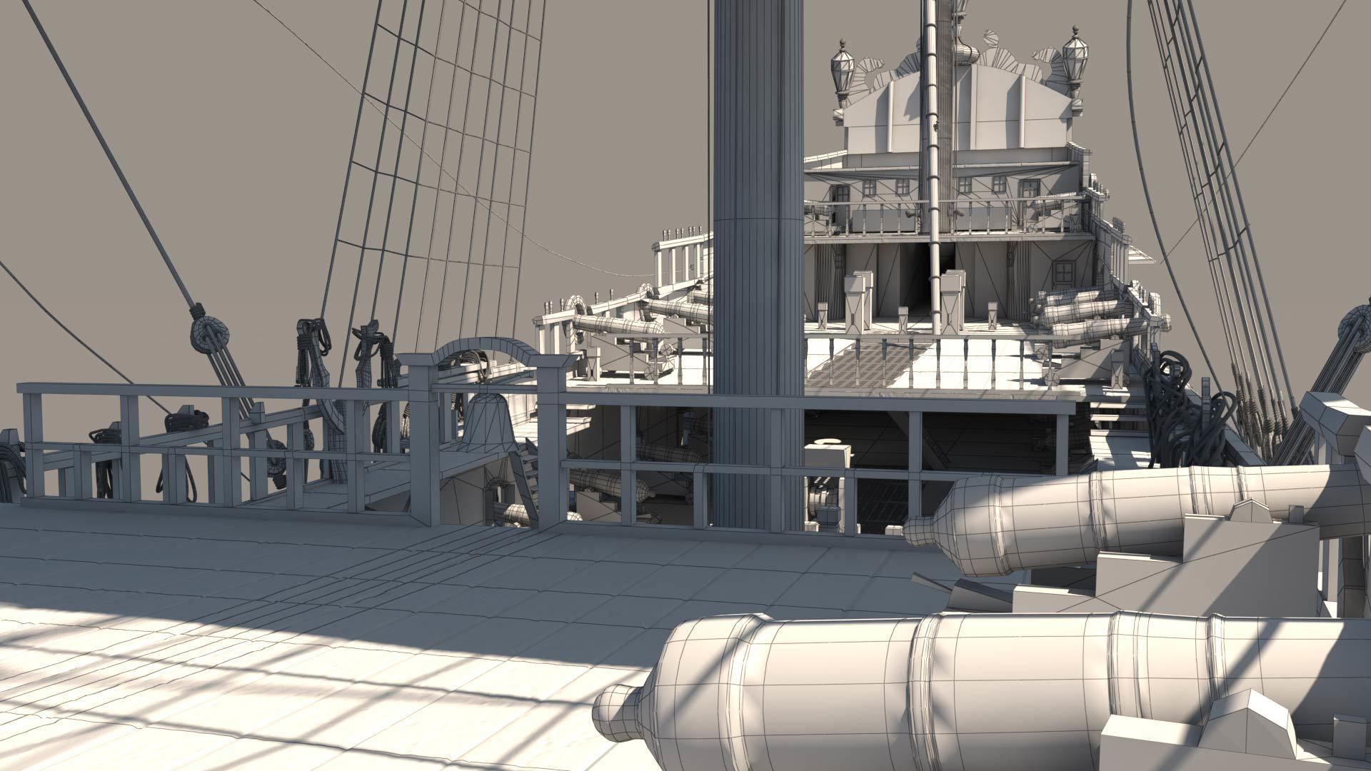 Soleil Galleon 3D model_17