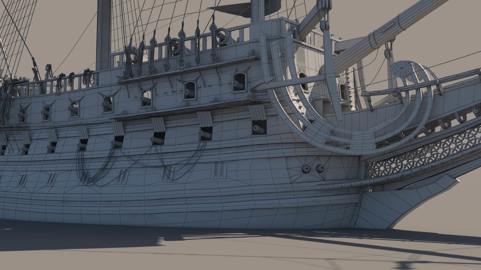 Soleil Galleon 3D model_19