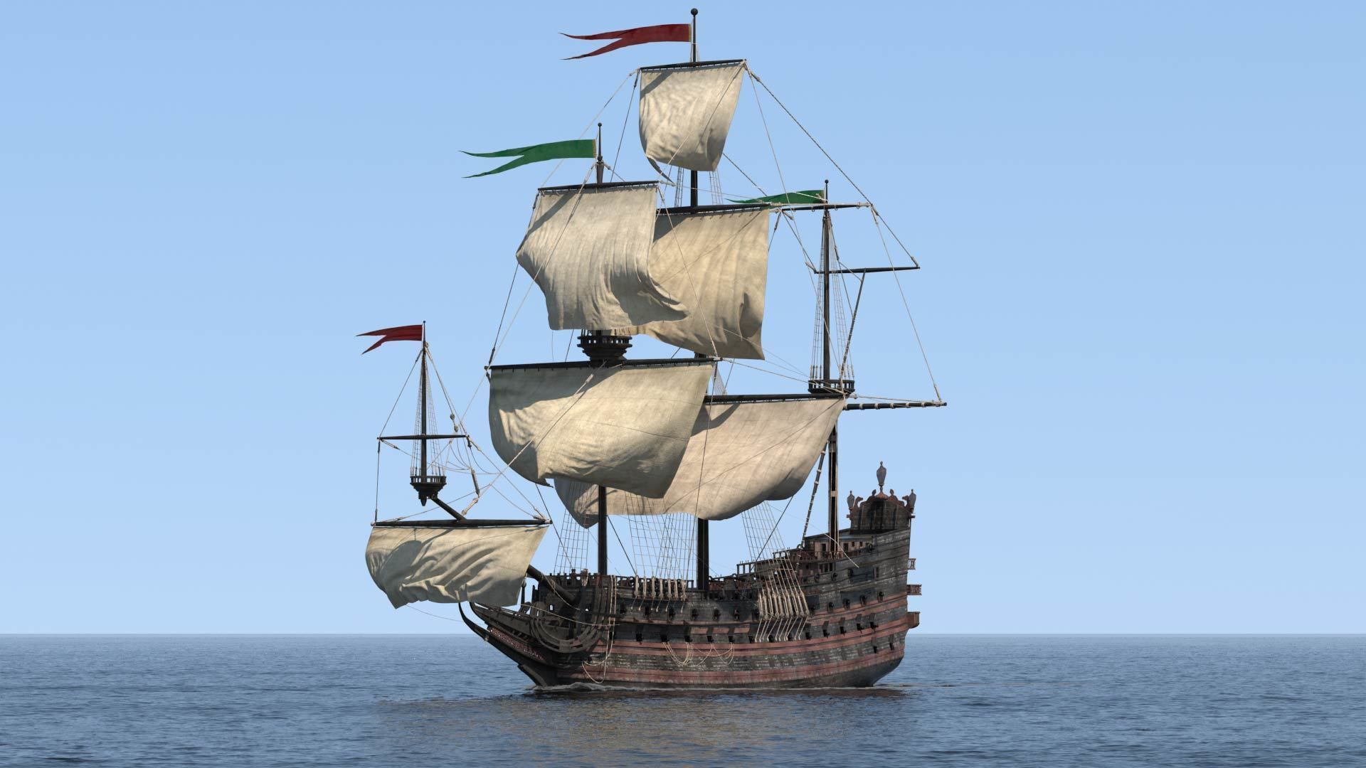 Soleil Galleon 3D model_11