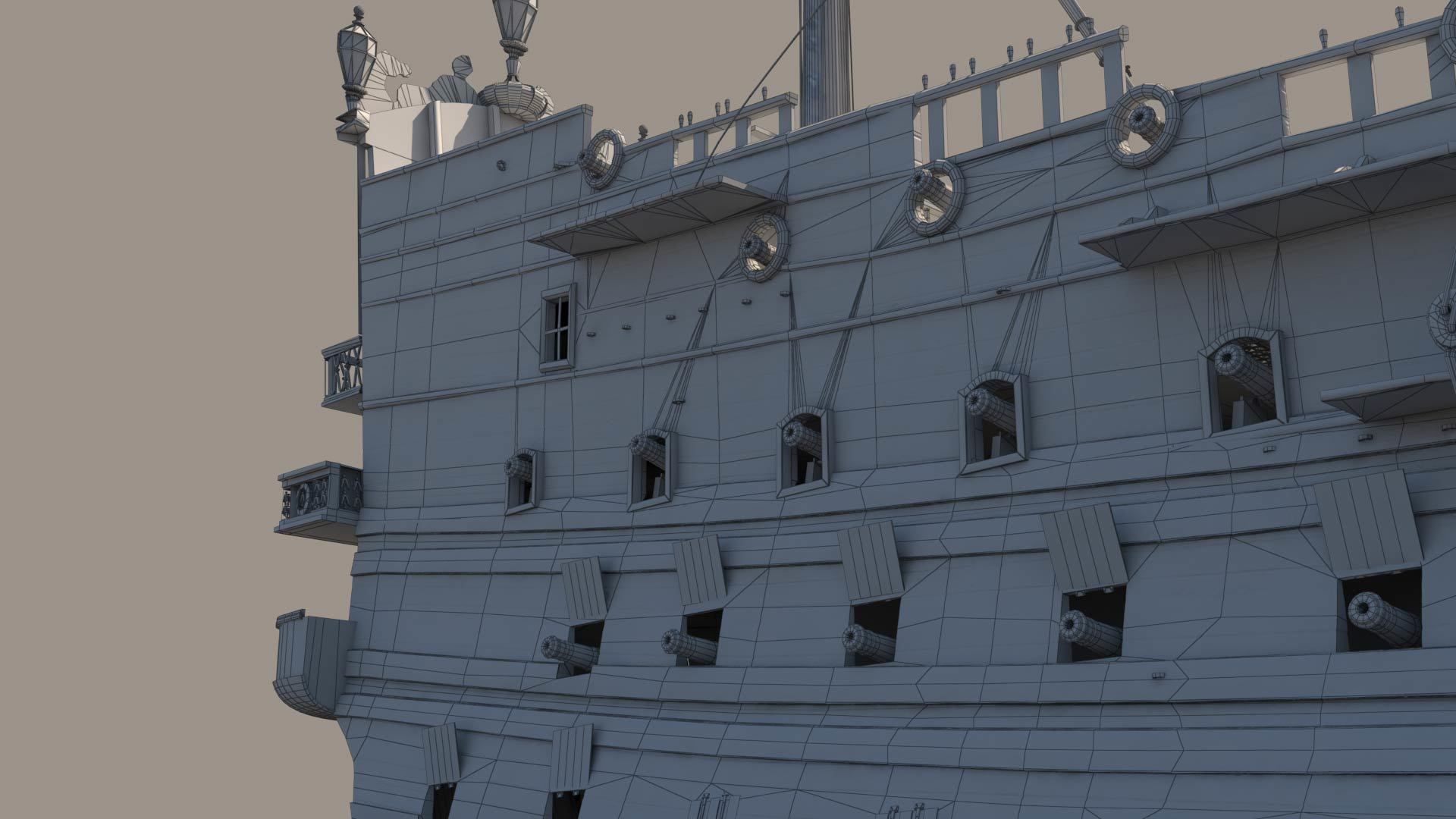 Soleil Galleon 3D model_20