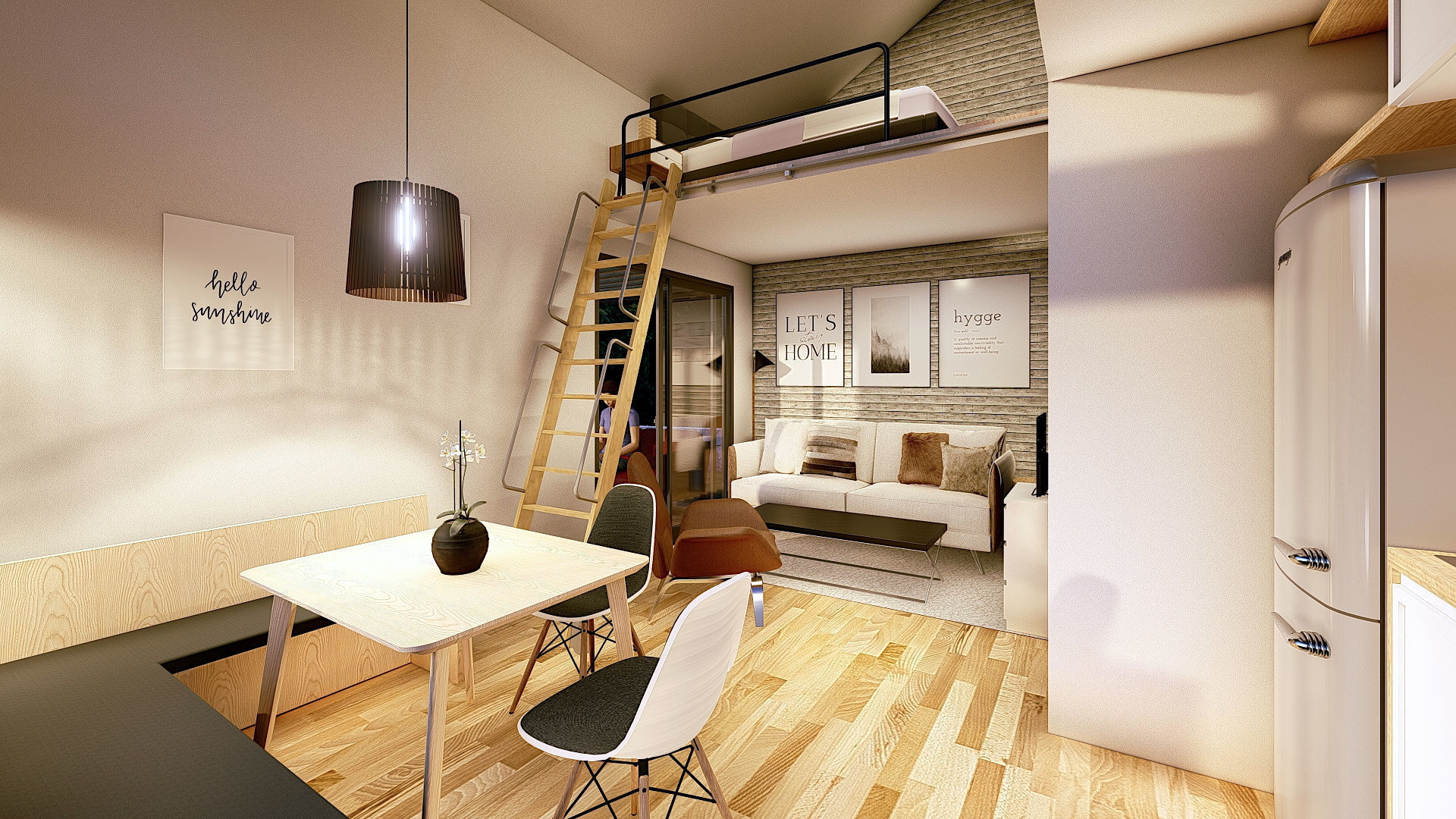 tiny house mini camping VITA  Bled master plan Low-poly 3D model_12