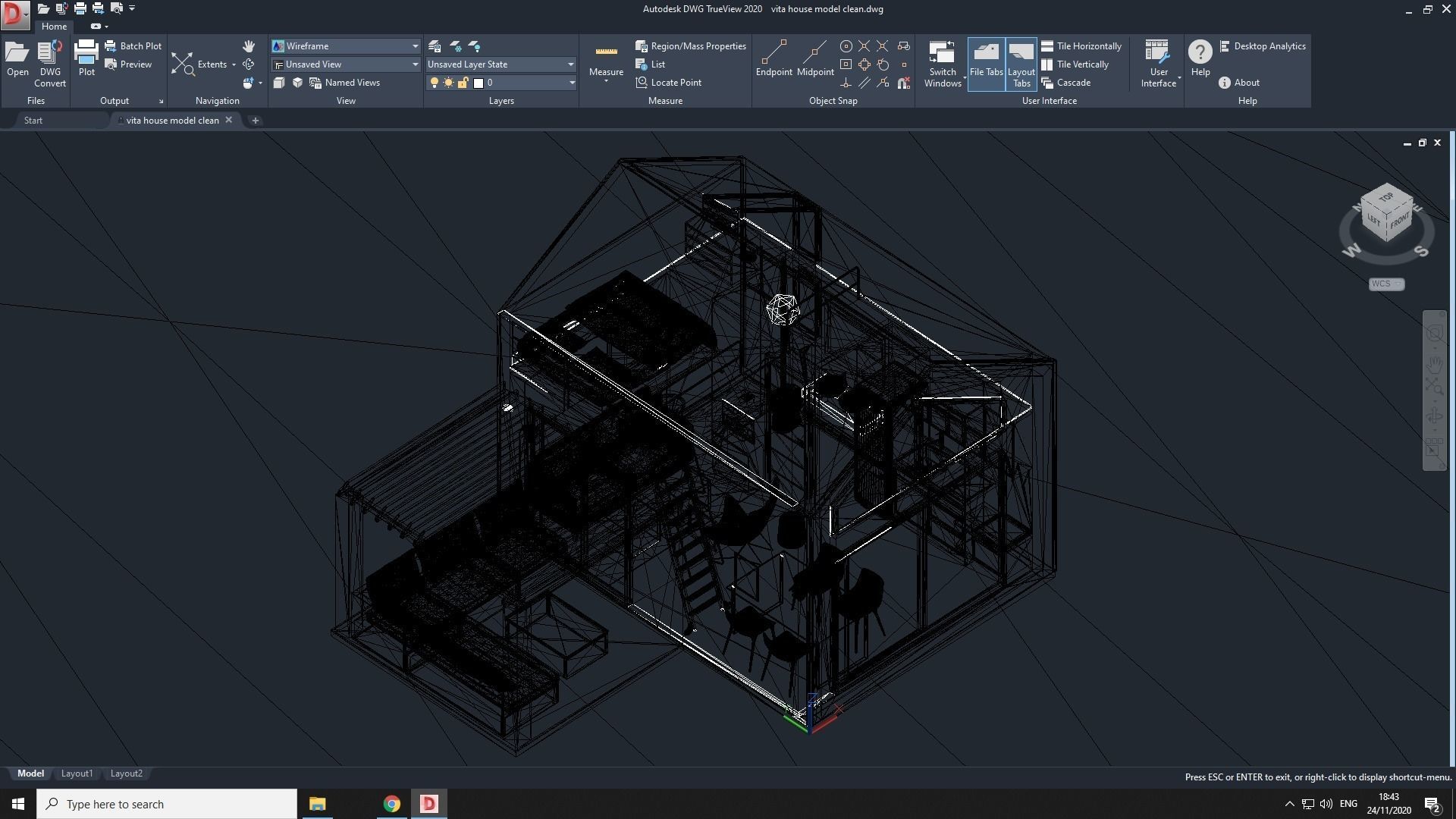 tiny house mini camping VITA  Bled master plan Low-poly 3D model_36