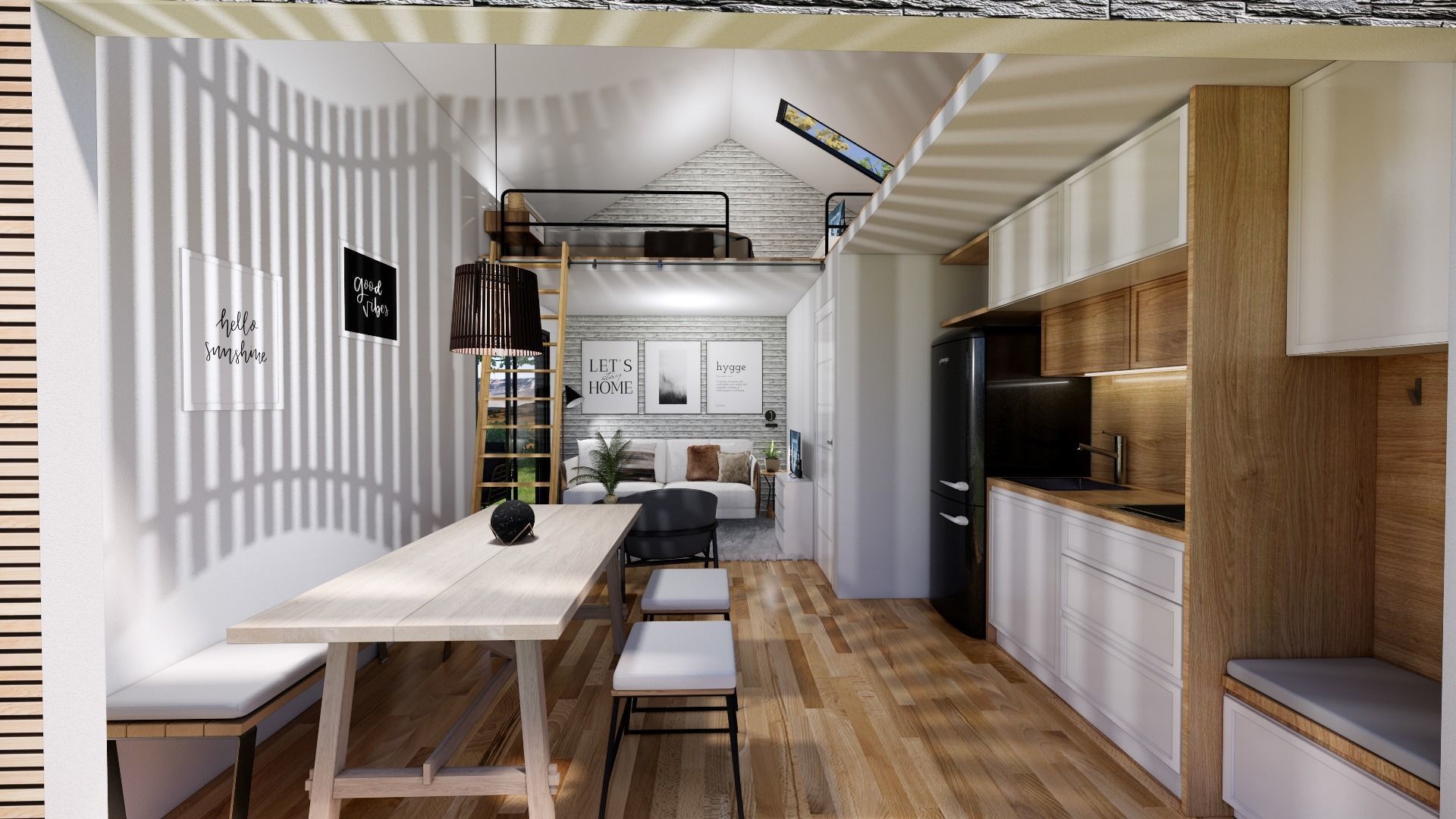 tiny house mini camping VITA  Bled master plan Low-poly 3D model_21