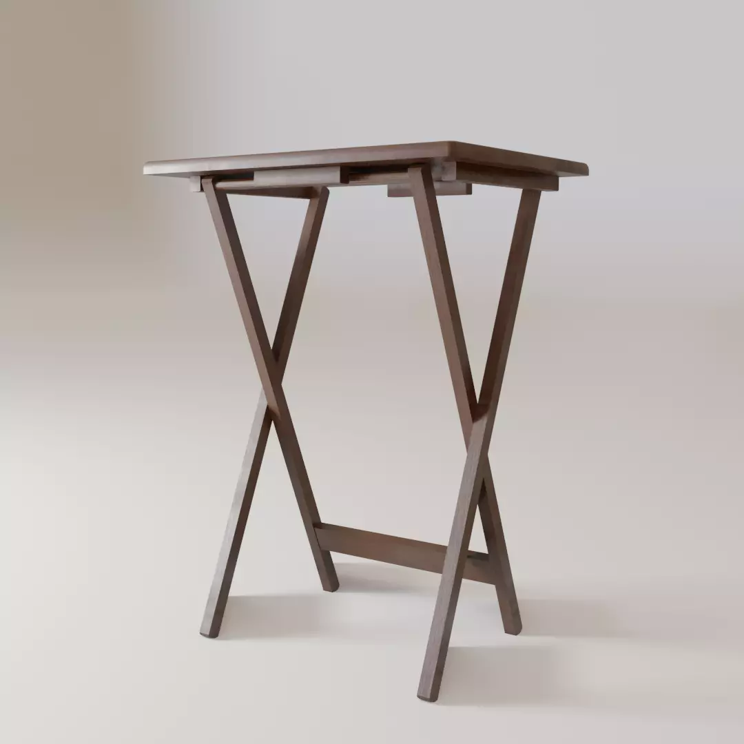 TV Tray Table 3D model_0
