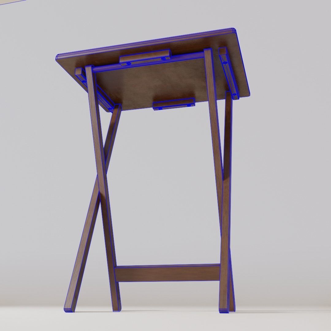 TV Tray Table 3D model_4