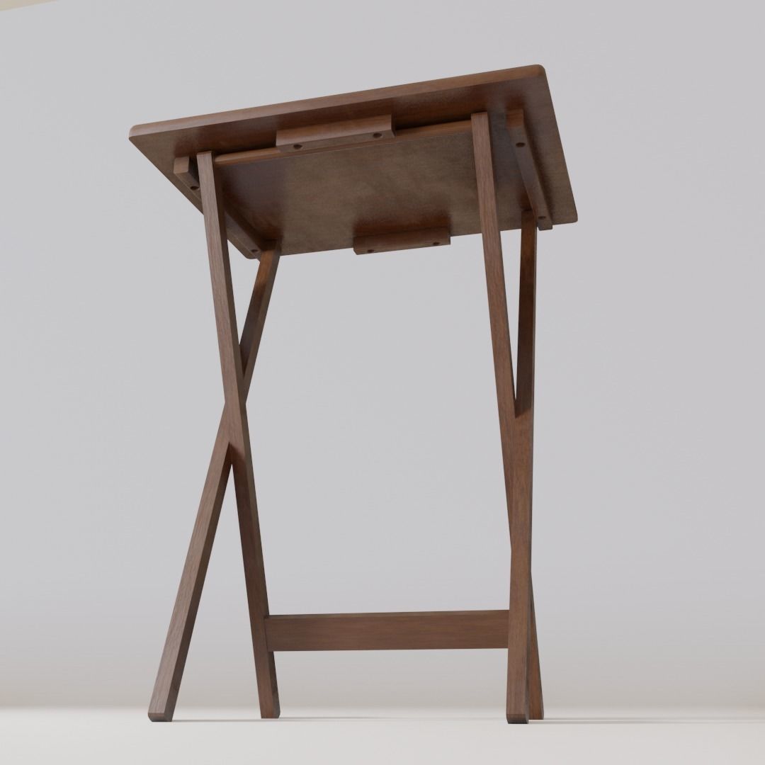 TV Tray Table 3D model_3