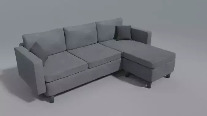 L shaped couch