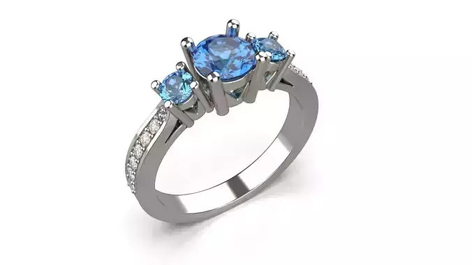 Engagement ring 3 stones