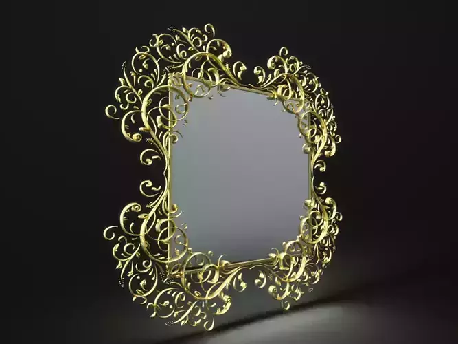 Barocco frame - mirror   3D model