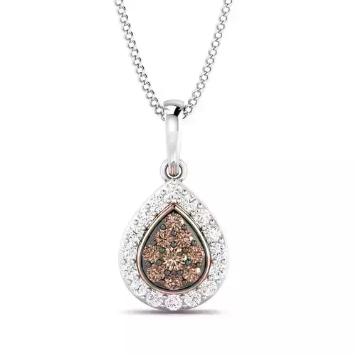 SWAZ12PD rose gold and diamond pendant