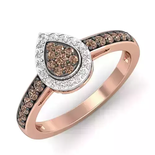 SWAZ12LR diamond ring in rose gold