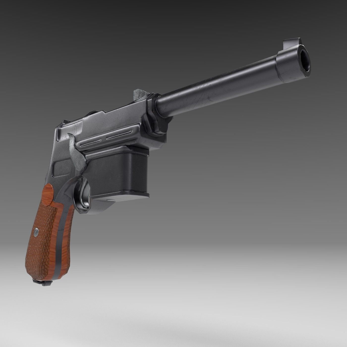 Mannlicher M1903 Low-poly 3D model_3