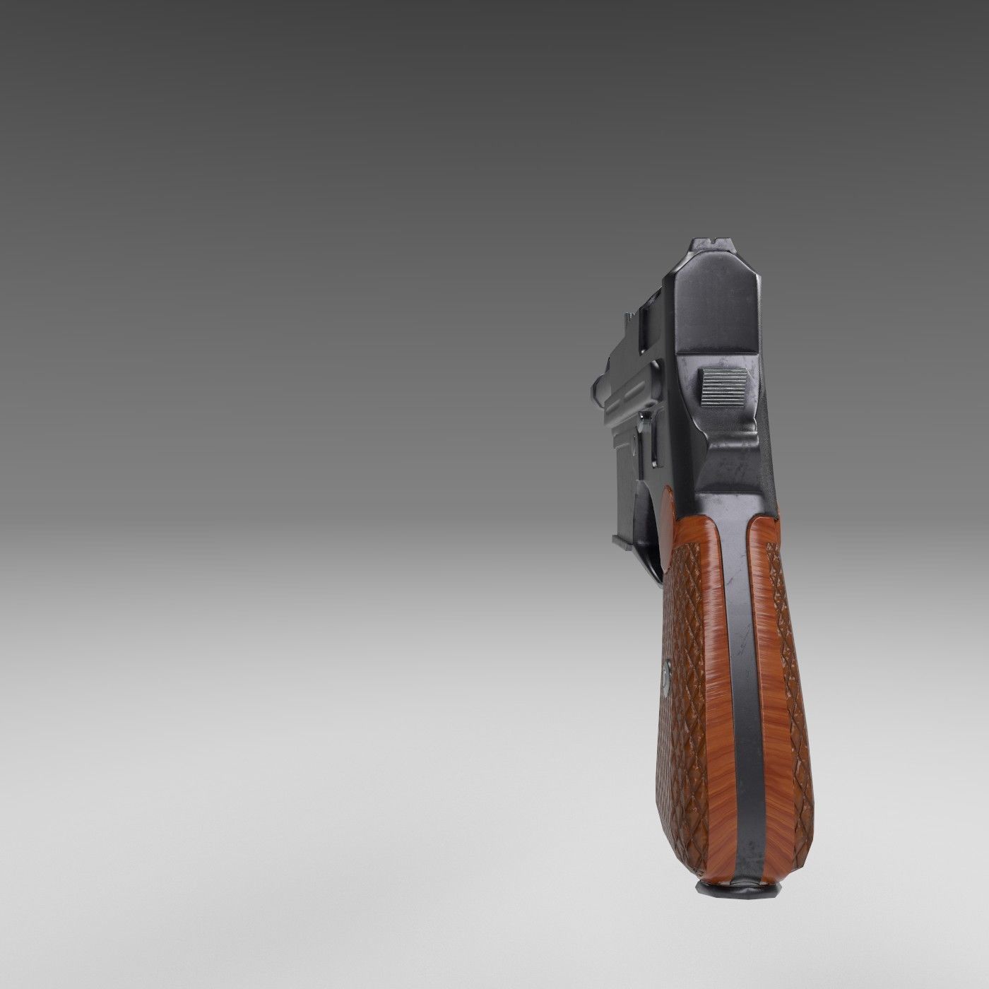 Mannlicher M1903 Low-poly 3D model_7