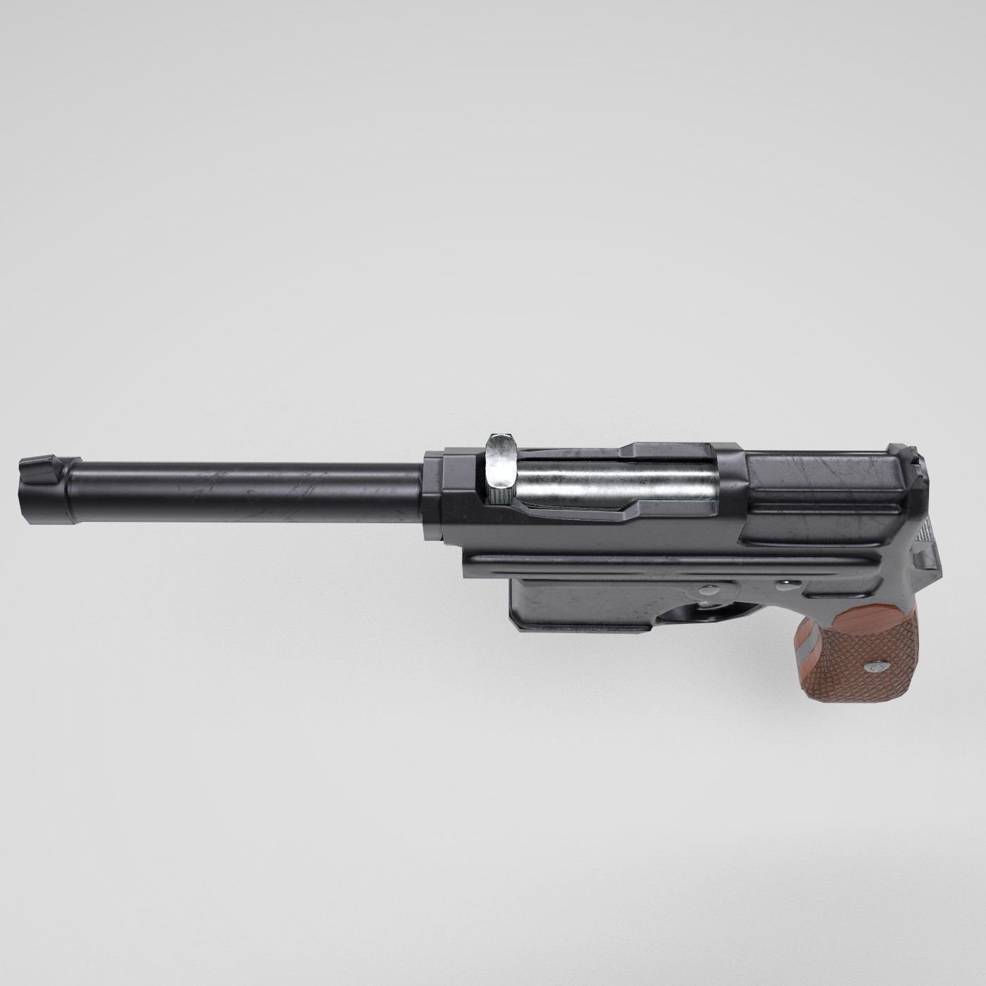 Mannlicher M1903 Low-poly 3D model_6