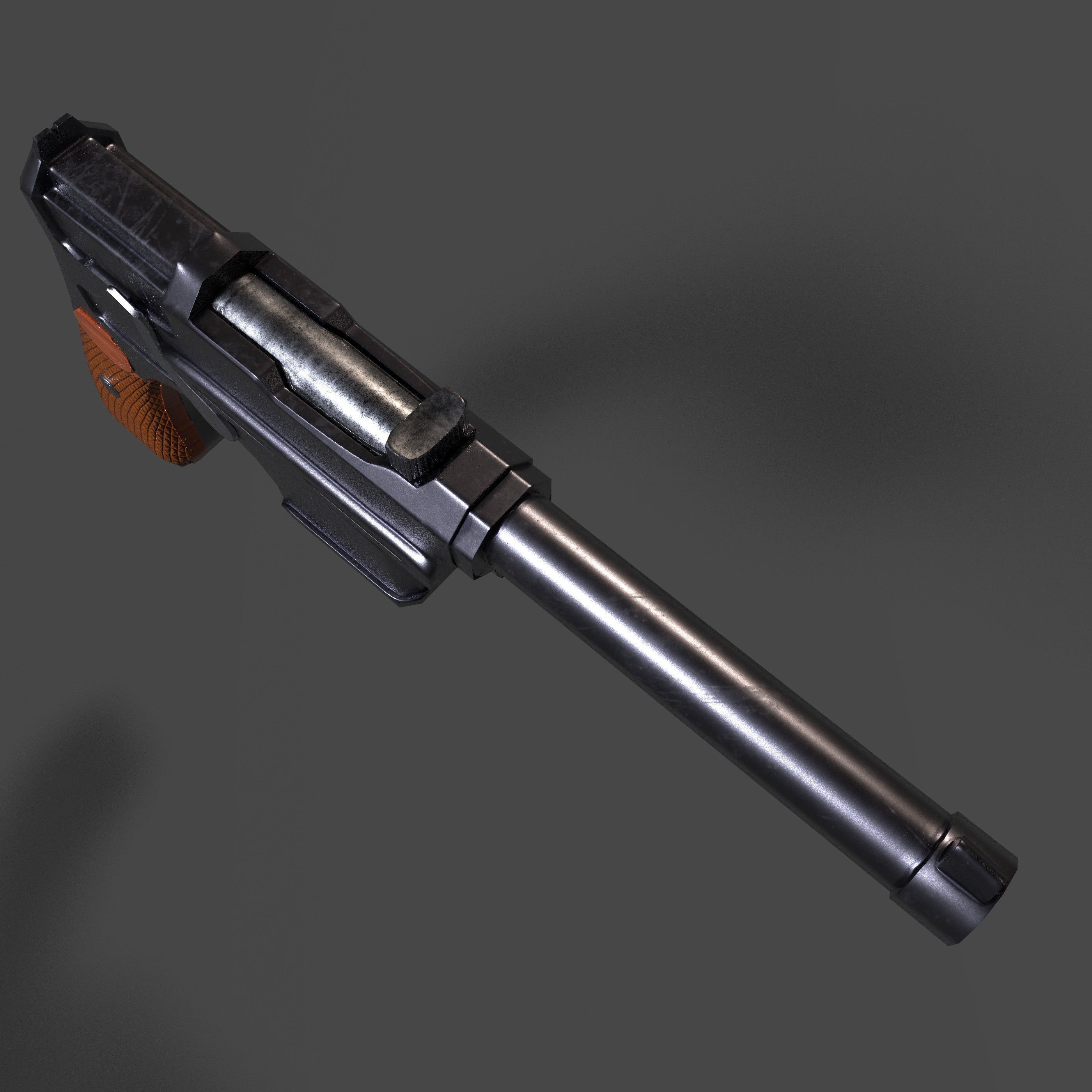 Mannlicher M1903 Low-poly 3D model_12