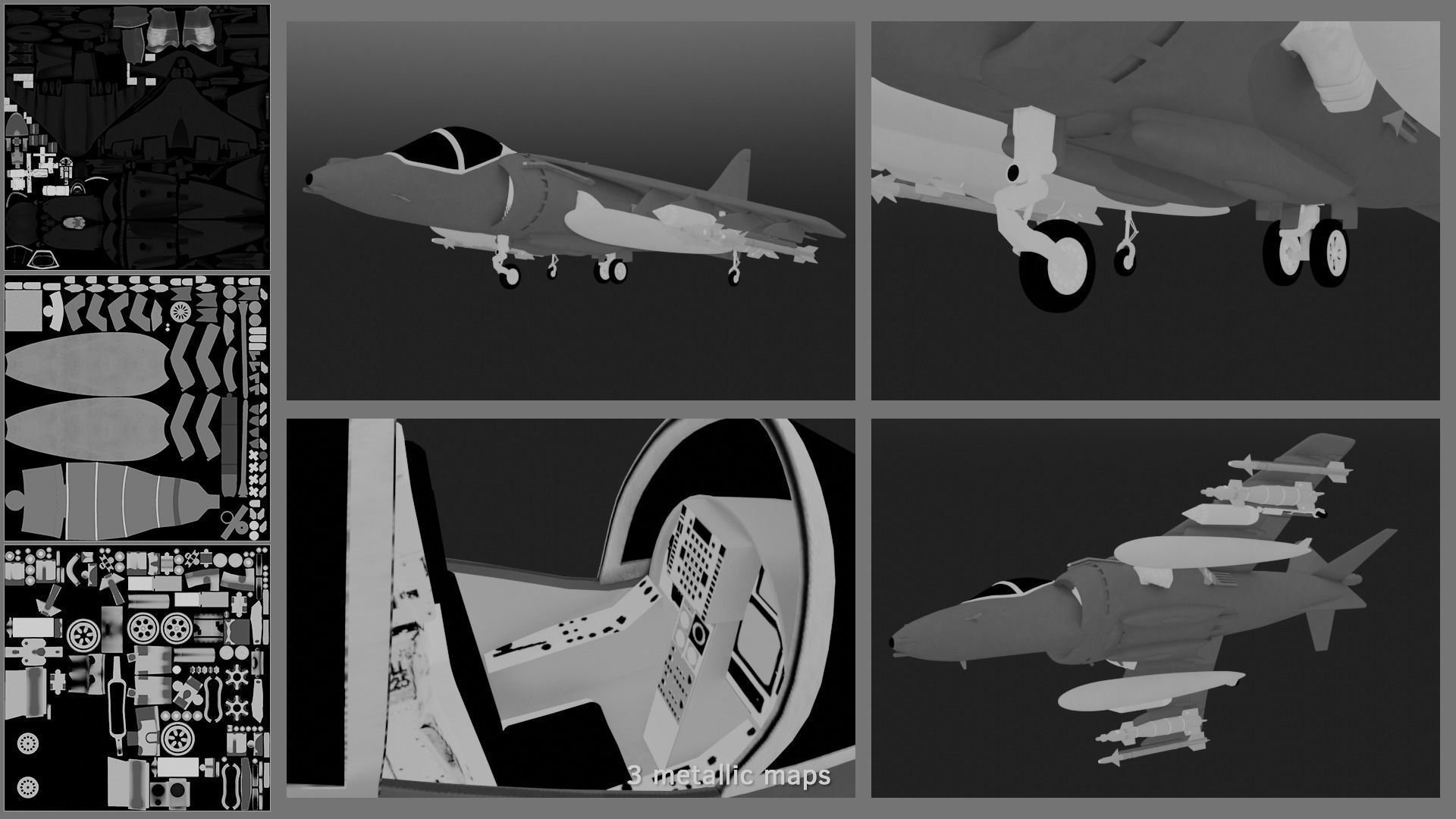 BAe Harrier II GR9 3D model_4