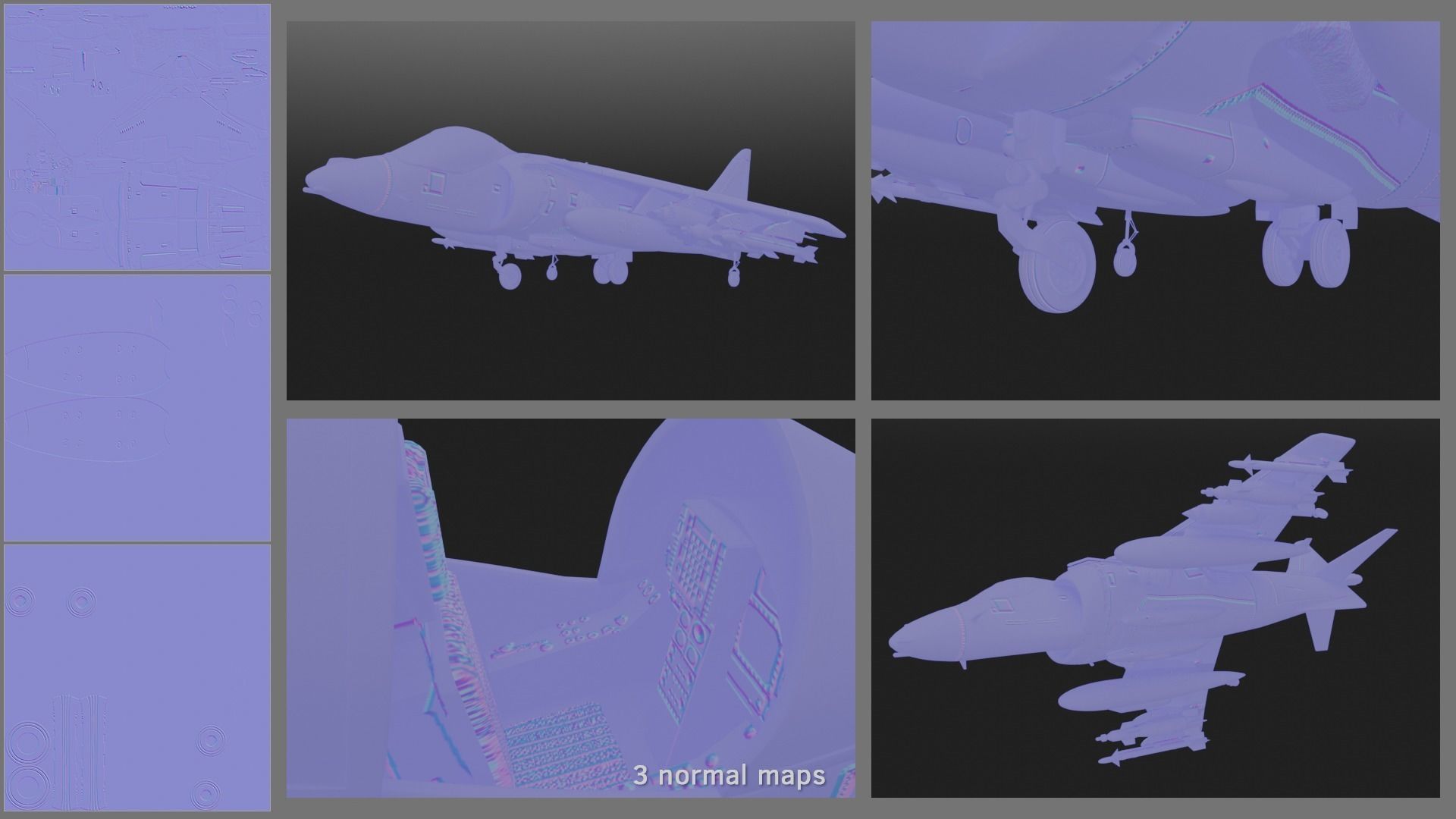 BAe Harrier II GR9 3D model_7
