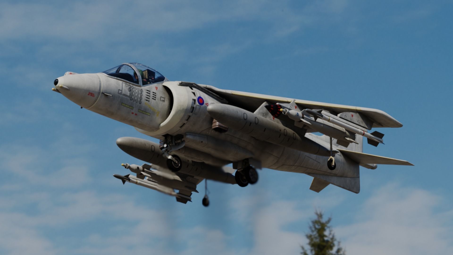 BAe Harrier II GR9 3D model_14