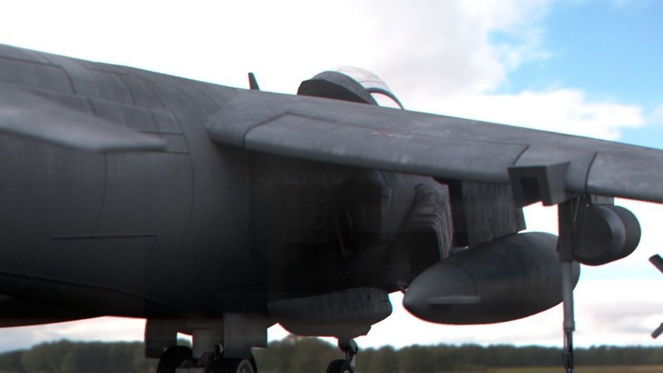 BAe Harrier II GR9 3D model_13