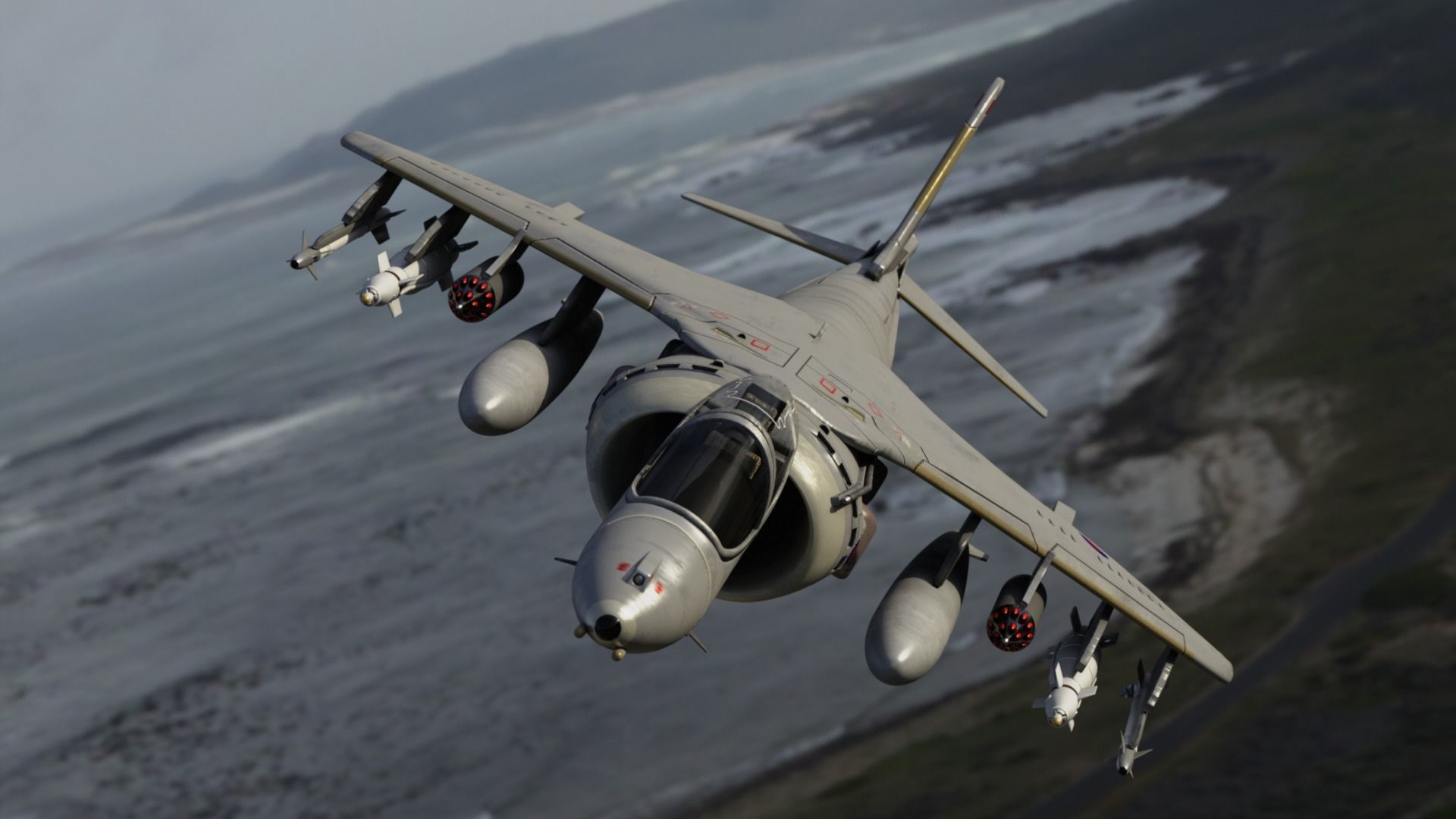 BAe Harrier II GR9 3D model_10