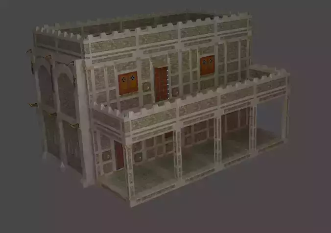 Fantasy medieval house 01